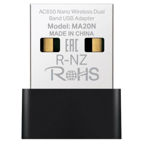 AC650 Nano Wireless Dual Band USB Adapter Mercusys MA20N (v 1.0)
