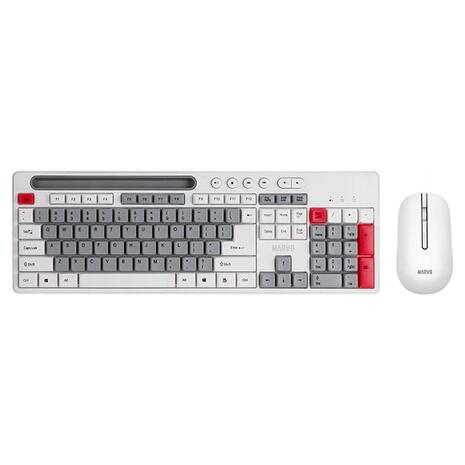 Wireless Keyboard/Mouse Marvo WS009 White