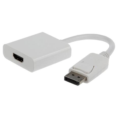 Αντάπτορας Cablexpert DisplayPort Male to HDMI Female White (A-DPM-HDMIF-002-W)
