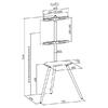 Βάση TV Brateck FS28-44F-04