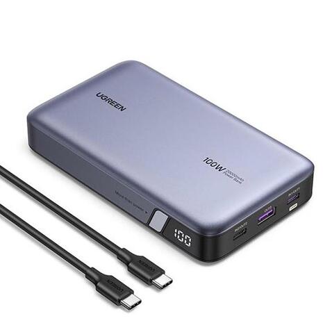 PowerBank Ugreen PB720 Two-way Fast Charging 100W 20000mAh Gray (25188)