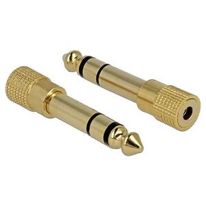 Delock 6.35mm Male to 3.5mm Female Audio Adapter (65361)