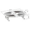 Footrest Brateck FR-11B Black