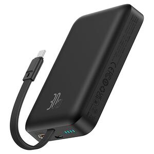 PowerBank Baseus Magnetic & Cable Charging 30W 10000mAh Black (P1002210B113-00)