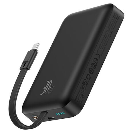 PowerBank Baseus Magnetic & Cable Charging 30W 10000mAh Black (P1002210B113-00)