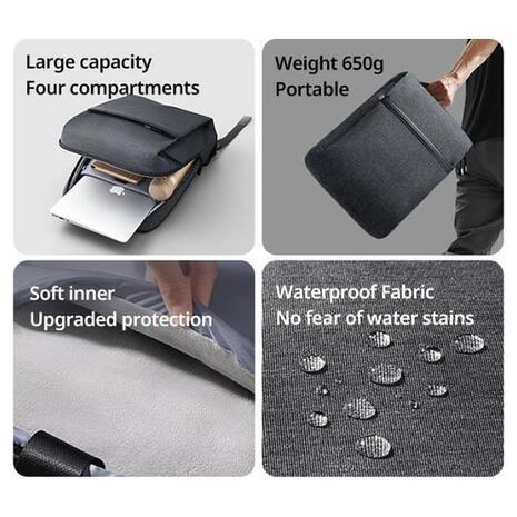 Ugreen Laptop Backpack Β02 LP664 Dark Grey (90798)