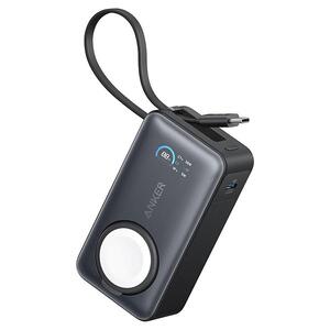 PowerBank Anker MagGo (10K, 35W, for Apple Watch) 10000mAh Black (A1657H11)