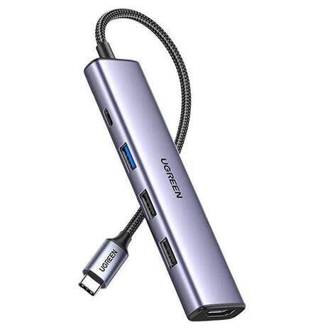 Ugreen 5-in-1 USB-C Multifunctional Adapter CM478 (15495)