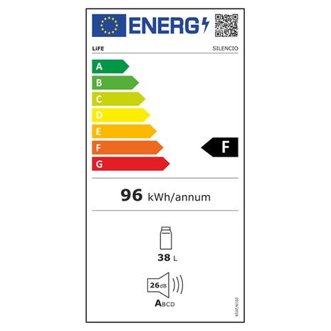 Ψυγείο Mini Bar Life Silencio 38L Black (221-0358)
