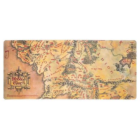 Mouse Pad Grupo Erik Lord of the Rings: Middle Earth Map (8435497255152)