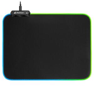 Gaming Mouse Pad Sharkoon 1337 RGB V2 360 Black (4044951029976)