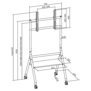 Βάση TV Brateck TTF13E-46FW