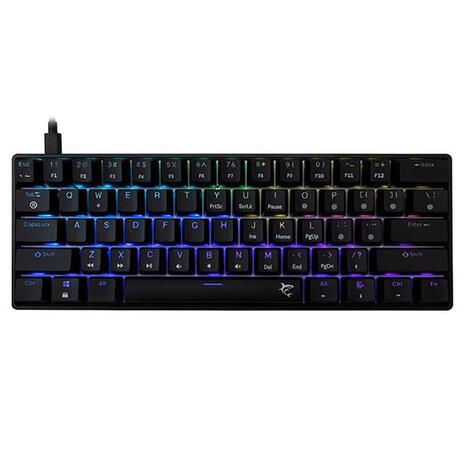 Gaming Keyboard White Shark Shinobi 2 Black (Blue Switches) US