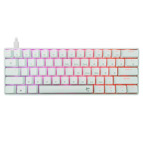 Gaming Keyboard White Shark Shinobi 2 White (Red Switches) US