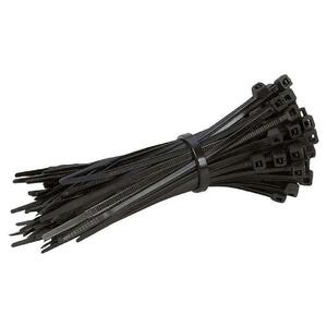 Δεματικά Καλωδίων Powertech (200 x 2.5mm) Black 100τεμ. (TIES-044)
