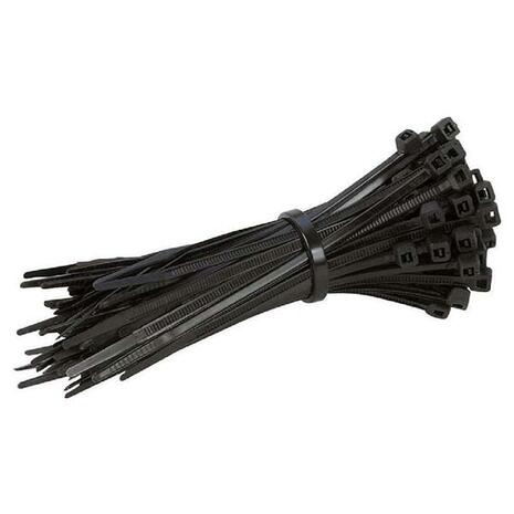 Δεματικά Καλωδίων Powertech (200 x 2.5mm) Black 100τεμ. (TIES-044)