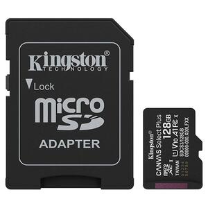Κάρτα Μνήμης Kingston CANVAS Select Plus microSDXC 128GB with Adapter (SDCS3/128GB)