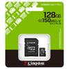 Κάρτα Μνήμης Kingston CANVAS Select Plus microSDXC 128GB with Adapter (SDCS3/128GB)