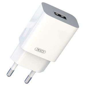 Αντάπτορας Φόρτισης XO 1x USB 2.4A Quick Charger Adapter White (XO-L99EU)