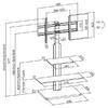 Βάση TV Powertech PT-1422