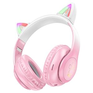 Wireless Headset Hoco W42 Cat Ear Cherry Blossom (6931474795847)