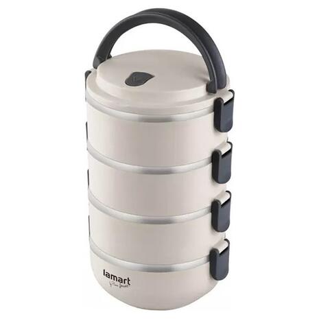 Δοχείο Φαγητού 4 Επιπέδων (2.4lt) Lamart TEMP | LT6024 Beige