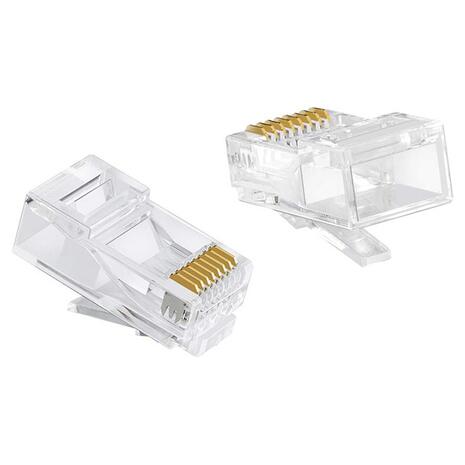 Powertech RJ45 Cat.6/6a Crystal Network Modular Connector 50-Pack (CAB-N446)
