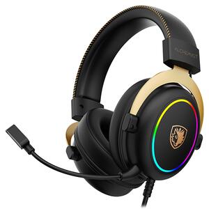 Gaming Headset Sades Alchemist Black/Gold