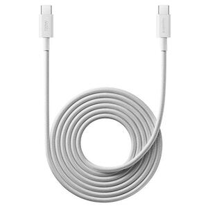 Καλώδιο Xiaomi Mi 6A Braided USB-C to USB-C White 100cm (BHR087KGL)