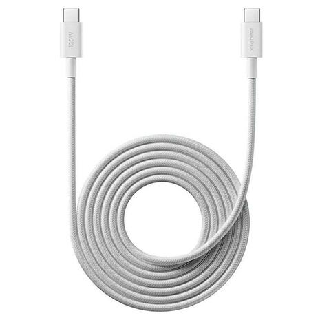 Καλώδιο Xiaomi Mi 6A Braided USB-C to USB-C White 100cm (BHR087KGL)