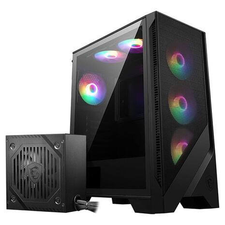 MSI MAG Forge M120A B65 KIT with 650W PSU Black (3B6-BZ05026-HH9)