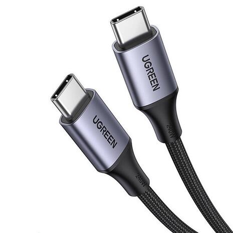 Ugreen USB-C to USB-C 240W PD Fast Charging Cable US535 2m Space Gray (90440)