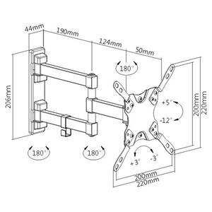 Βάση TV Brateck LDA21-223