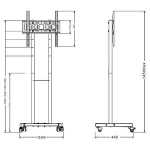 Βάση TV ATC ATC-Y609S-2