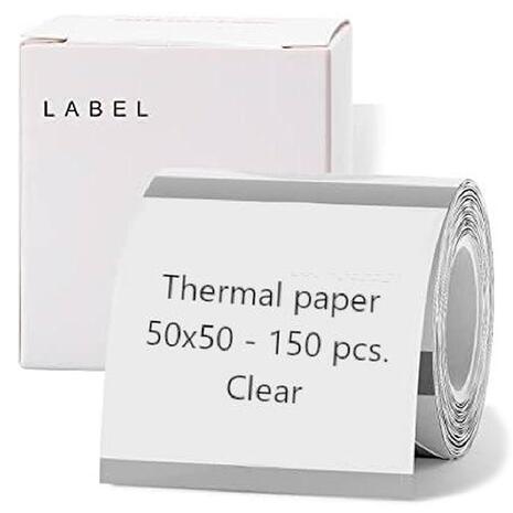 Direct Thermal Label Niimbot T50x50-150 Transparent (6977388396077)