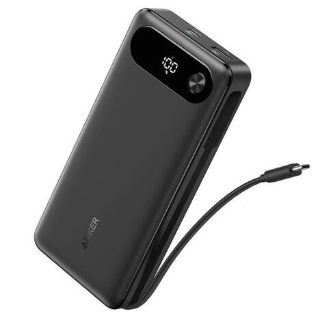 PowerBank Anker 65W Two-Way Power with Built-In Cable 20000mAh Black (A1383H11)