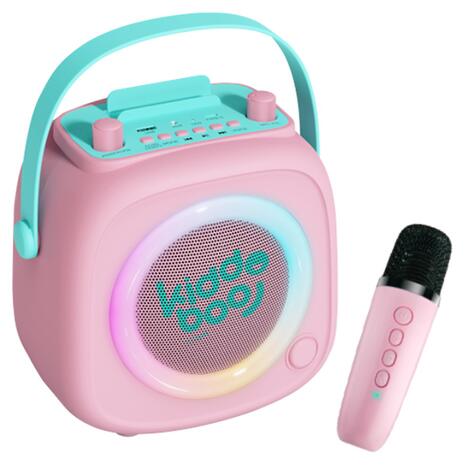 Kiddoboo KidsVoice Karaoke BT Speaker Pink