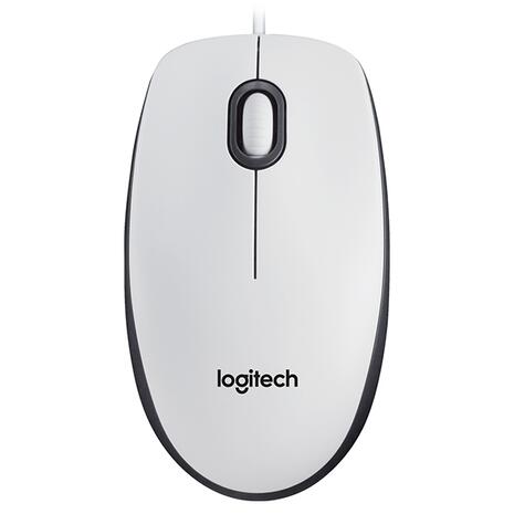 Mouse Logitech B100 White (910-003360)