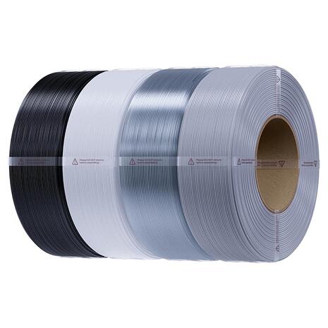 3D Printing Filament Creality CR-PETG Value Pack Black & White & Gray & Transparent - No Reel (4Kg)