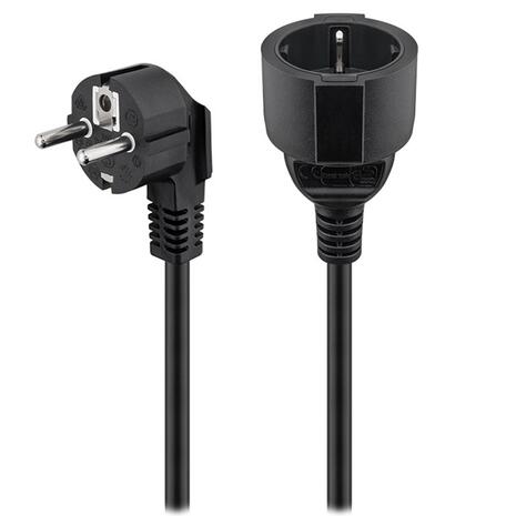 Καλώδιο Επέκτασης Ρεύματος Schuko Goobay 93094 Black 5m