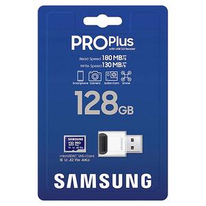 Κάρτα Μνήμης Samsung Pro Plus microSDXC 128GB with USB 3.0 Reader (MB-MD128SB/WW)