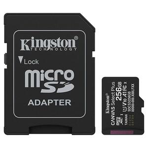 Κάρτα Μνήμης Kingston CANVAS Select Plus Gen3 microSDXC 256GB with Adapter (SDCS3/256GB)