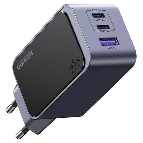 Ugreen Nexode S 3-Port GaN Fast Charger 65W X553 Gray (35042)