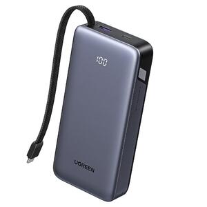 PowerBank Ugreen PB536 45W 20000mAh with Built-in Cable Gray (55988B)