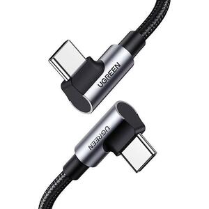 Ugreen USB-C to USB-C 100W PD Fast Charging 90 Degree Cable US355 1m Space Gray (70696)
