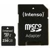 Κάρτα Μνήμης Intenso Performance microSDXC 256GB with Adapter (3424492)