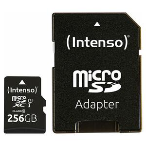 Κάρτα Μνήμης Intenso Performance microSDXC 256GB with Adapter (3424492)