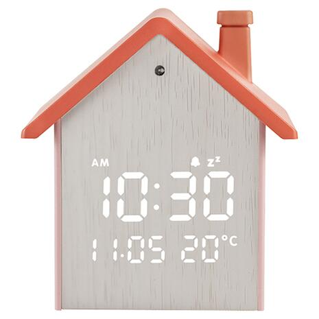 Ρολόι/Ξυπνητήρι Life Tiny House Peach (221-0454)