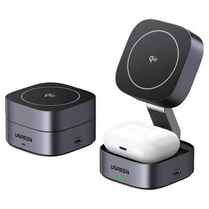Ugreen 2-in-1 Magnetic Wireless Charger W702 (35316)