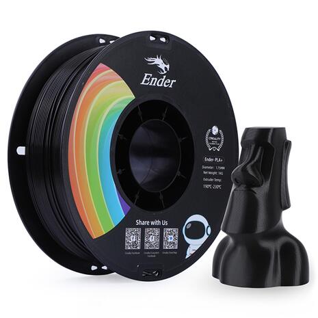 3D Printing Filament Creality Ender Series PLA+ Black (1Kg)